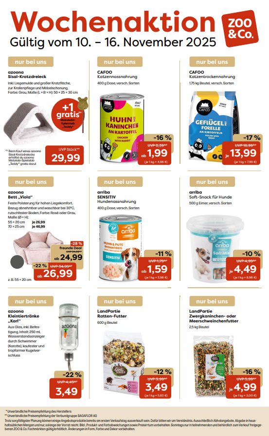 Entdecke unsere aktuelle Wochenaktion vom 10. - 16.11.2025!
